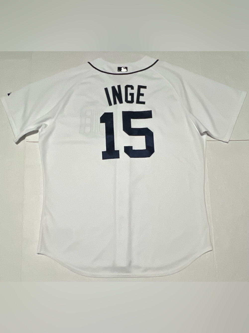 Authentic Brandon Inge #15 Detroit Tigers Pro Cut On Field Majestic Jersey 52